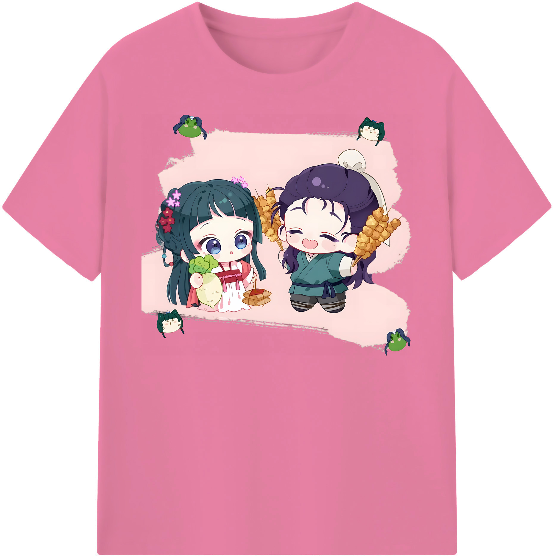 （画像用） 薬屋のひとりごと The Apothecary Diaries 綿100％半袖Tシャツ（フロントプリント）